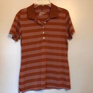 Nike Women Golf Stripe Collared Shirt